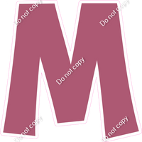 KG 12" Individuals - Flat Mauve M