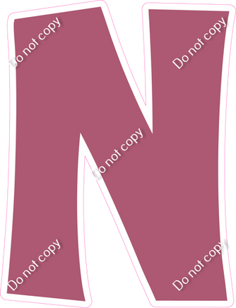 KG 12" Individuals - Flat Mauve N