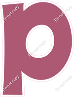 KG 12" Individuals - Flat Mauve P