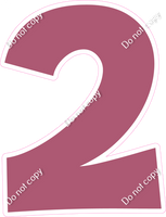 KG 12" Individuals - Flat Mauve 2