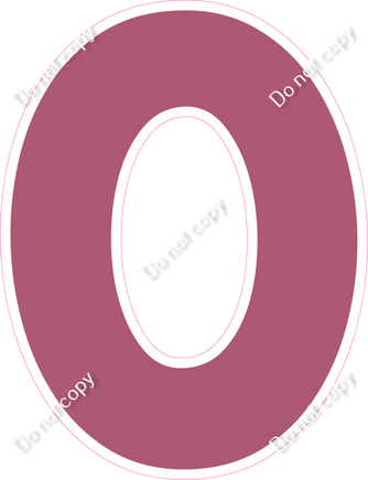 KG 12" Individuals - Flat Mauve