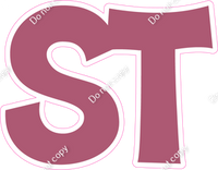 KG 12" Individuals - Flat Mauve ST