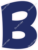 KG 12" Individuals - Flat Navy Blue B