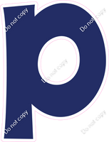 KG 12" Individuals - Flat Navy Blue P