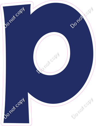 KG 12" Individuals - Flat Navy Blue P