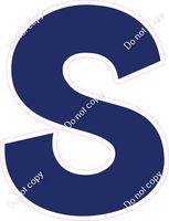 KG 12" Individuals - Flat Navy Blue S