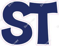 KG 12" Individuals - Flat Navy Blue ST