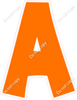 KG 12" Individuals - Flat Orange A