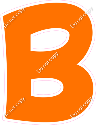 KG 12" Individuals - Flat Orange B