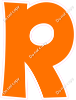 KG 12" Individuals - Flat Orange R