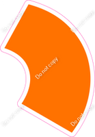 KG 12" Individuals - Flat Orange Apostrophe