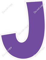 KG 12" Individuals - Flat Purple J