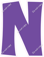 KG 12" Individuals - Flat Purple N