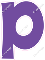 KG 12" Individuals - Flat Purple P