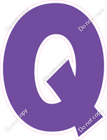 KG 12" Individuals - Flat Purple Q