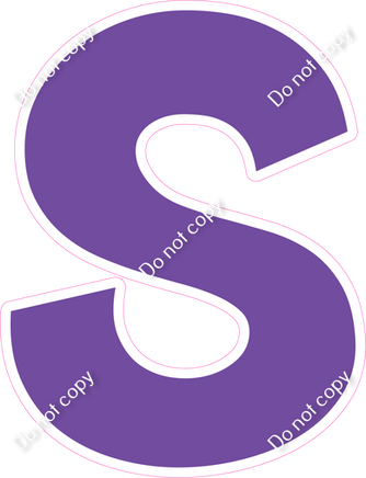 KG 12" Individuals - Flat Purple S