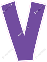 KG 12" Individuals - Flat Purple V