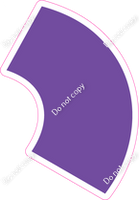 KG 12" Individuals - Flat Purple Apostrophe