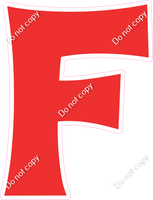 KG 12" Individuals - Flat Red F