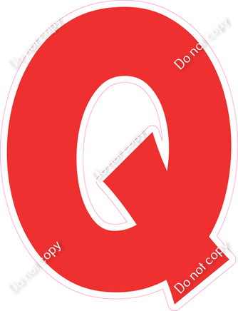 KG 12" Individuals - Flat Red Q