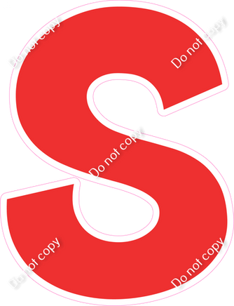 KG 12" Individuals - Flat Red S