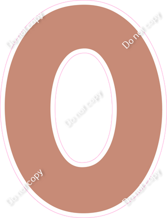 KG 12" Individuals - Flat Rose Gold O