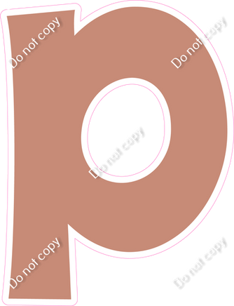 KG 12" Individuals - Flat Rose Gold P