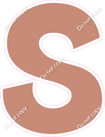 KG 12" Individuals - Flat Rose Gold S