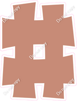 KG 12" Individuals - Flat Rose Gold #