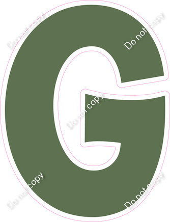 KG 12" Individuals - Flat Sage G