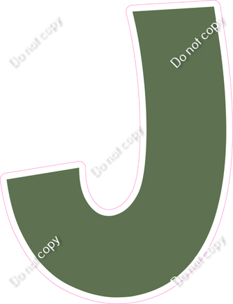 KG 12" Individuals - Flat Sage J