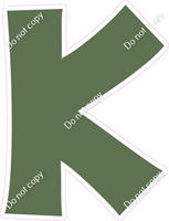 KG 12" Individuals - Flat Sage K