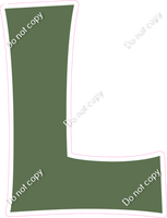 KG 12" Individuals - Flat Sage L