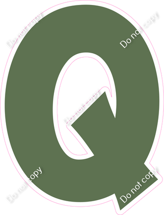 KG 12" Individuals - Flat Sage Q