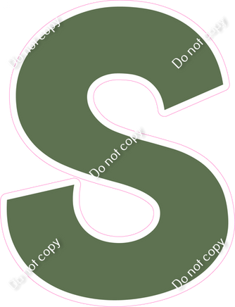 KG 12" Individuals - Flat Sage S