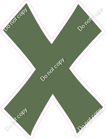 KG 12" Individuals - Flat Sage X