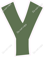 KG 12" Individuals - Flat Sage Y