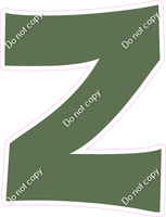 KG 12" Individuals - Flat Sage Z