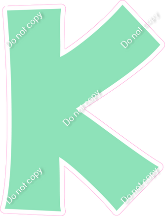 KG 12" Individuals - Flat Sea Foam K