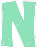 KG 12" Individuals - Flat Sea Foam N