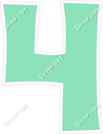 KG 12" Individuals - Flat Sea Foam 4