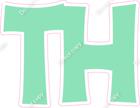 KG 12" Individuals - Flat Sea Foam TH