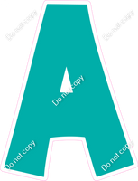 KG 12" Individuals - Flat Teal A