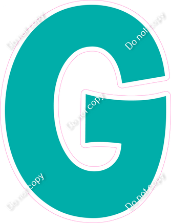 KG 12" Individuals - Flat Teal G