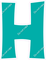 KG 12" Individuals - Flat Teal H