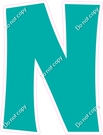 KG 12" Individuals - Flat Teal N