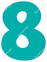 KG 12" Individuals - Flat Teal 8