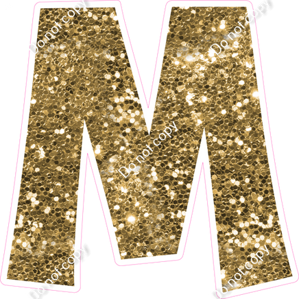 KG 12" Individuals - Gold Sparkle M