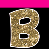 Sparkle - 12" KG 83 pc Alphabet Sets Sparkle Gold