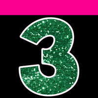 Sparkle - 12" KG 43 pc Number Sets